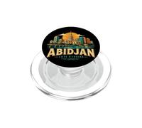 Souvenir de Voyage Vintage Abidjan Côte D'Ivoire PopSockets PopGrip pour MagSafe