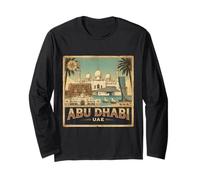 Souvenir de Voyage Vintage Abu Dhabi Émirats Arabes Unis Cadeau Touristique Manche Longue