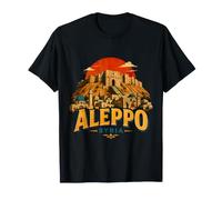 Souvenir de Voyage Vintage Alep Syrie Cadeau Monument T-Shirt