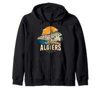 Souvenir de Voyage Vintage Alger Algérie Cadeau Monument Sweat à Capuche