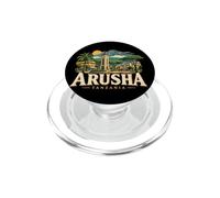 Souvenir de Voyage Vintage Arusha Tanzanie PopSockets PopGrip pour MagSafe