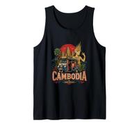 Souvenir de Voyage Vintage au Cambodge Débardeur