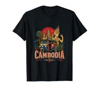 Souvenir de Voyage Vintage au Cambodge T-Shirt