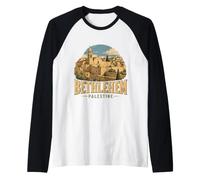 Souvenir de Voyage Vintage Bethléem Palestine Cadeau Monument Manche Raglan