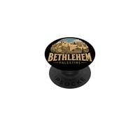 Souvenir de Voyage Vintage Bethléem Palestine Cadeau Monument PopSockets PopGrip Adhésif