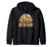Souvenir de Voyage Vintage Bethléem Palestine Cadeau Monument Sweat à Capuche