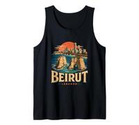 Souvenir de Voyage Vintage Beyrouth Liban Cadeau Monument Débardeur