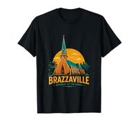 Souvenir de Voyage Vintage Brazzaville Congo T-Shirt