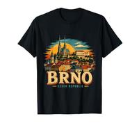 Souvenir de Voyage Vintage Brno République tchèque T-Shirt