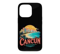 Souvenir de Voyage Vintage Cancun Mexique Cadeau Monument Coque pour iPhone 13 Pro