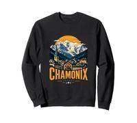 Souvenir de Voyage Vintage Chamonix France Cadeau Monument Sweatshirt