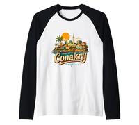 Souvenir de Voyage Vintage Conakry Guinée Manche Raglan