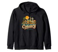 Souvenir de Voyage Vintage Conakry Guinée Sweat à Capuche