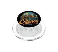 Souvenir de Voyage Vintage Cotonou Bénin PopSockets PopGrip pour MagSafe