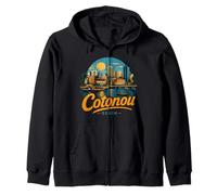 Souvenir de Voyage Vintage Cotonou Bénin Sweat à Capuche