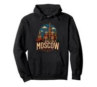 Souvenir de Voyage Vintage de Moscou en Russie Sweat à Capuche