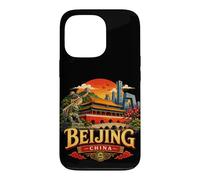 Souvenir de Voyage Vintage de Pékin en Chine Coque pour iPhone 13 Pro