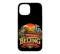 Souvenir de Voyage Vintage de Pékin en Chine Coque pour iPhone 15
