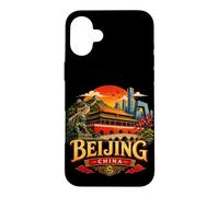 Souvenir de Voyage Vintage de Pékin en Chine Coque pour iPhone 16 Plus