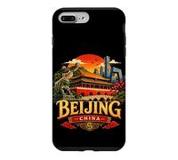 Souvenir de Voyage Vintage de Pékin en Chine Coque pour iPhone 7 Plus/8 Plus