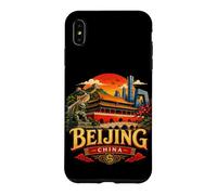 Souvenir de Voyage Vintage de Pékin en Chine Coque pour iPhone XS Max