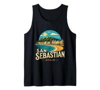 Souvenir de Voyage Vintage de Saint-Sébastien en Espagne Débardeur