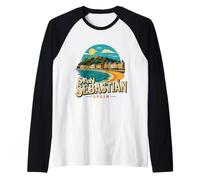 Souvenir de Voyage Vintage de Saint-Sébastien en Espagne Manche Raglan