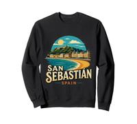 Souvenir de Voyage Vintage de Saint-Sébastien en Espagne Sweatshirt