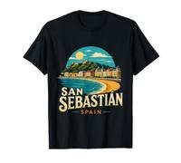 Souvenir de Voyage Vintage de Saint-Sébastien en Espagne T-Shirt