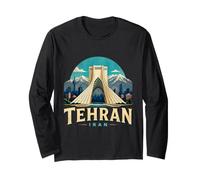 Souvenir de Voyage Vintage de Téhéran en Iran Manche Longue