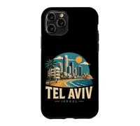 Souvenir de Voyage Vintage de Tel Aviv Israël Coque pour iPhone 11 Pro