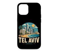 Souvenir de Voyage Vintage de Tel Aviv Israël Coque pour iPhone 12/12 Pro