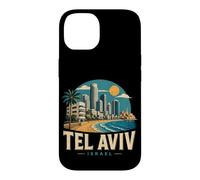 Souvenir de Voyage Vintage de Tel Aviv Israël Coque pour iPhone 14