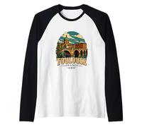 Souvenir de Voyage Vintage de Toulouse France Manche Raglan