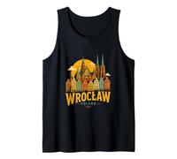 Souvenir de Voyage Vintage de Wroclaw Pologne Débardeur