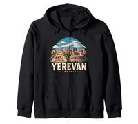 Souvenir de Voyage Vintage d'Erevan Arménie Sweat à Capuche
