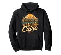 Souvenir de Voyage Vintage du Caire en Égypte Sweat à Capuche
