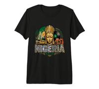 Souvenir de Voyage Vintage du Nigéria T-Shirt Haut de Gamme