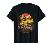 Souvenir de Voyage Vintage du Sénégal, Cadeau mémorable T-Shirt Graphique avec Valeur