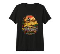 Souvenir de Voyage Vintage du Sénégal, Cadeau mémorable T-Shirt Haut de Gamme