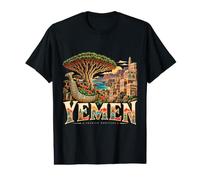 Souvenir de Voyage Vintage du Yémen T-Shirt Graphique avec Valeur