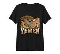 Souvenir de Voyage Vintage du Yémen T-Shirt Haut de Gamme