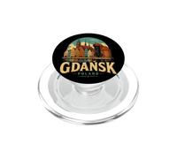 Souvenir de Voyage Vintage Gdansk Pologne PopSockets PopGrip pour MagSafe