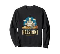 Souvenir de Voyage Vintage Helsinki Finlande Cadeau Monument Sweatshirt