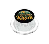 Souvenir de Voyage Vintage Kigali Rwanda Cadeau Monument PopSockets PopGrip pour MagSafe