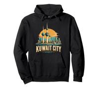 Souvenir de Voyage Vintage Koweït City Cadeau Monument Sweat à Capuche
