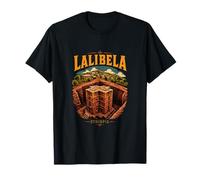 Souvenir de Voyage Vintage Lalibela Ethiopie Cadeau Monument T-Shirt