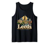 Souvenir de Voyage Vintage Leeds Angleterre Royaume-Uni Débardeur