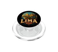 Souvenir de Voyage Vintage Lima Pérou PopSockets PopGrip pour MagSafe