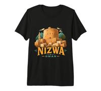 Souvenir de Voyage Vintage Nizwa Oman T-Shirt Haut de Gamme